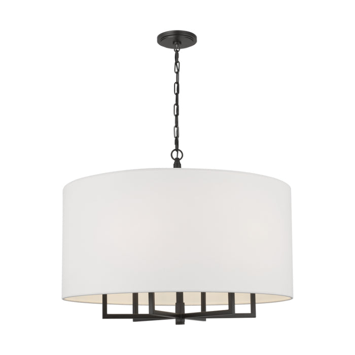 Visual Comfort TC1206 Danica 6-lt 25" LED Large Chandelier - Aged Iron