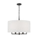 Visual Comfort TC1206 Danica 6-lt 25" LED Large Chandelier - Aged Iron
