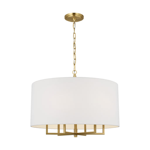 Visual Comfort TC1206 Danica 6-lt 25" LED Large Chandelier - Burnished Brass