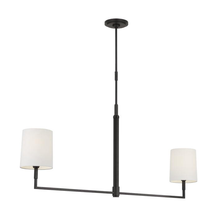 Visual Comfort TC1212 Danica 2-lt 50" LED Large Linear Chandelier - Aged Iron