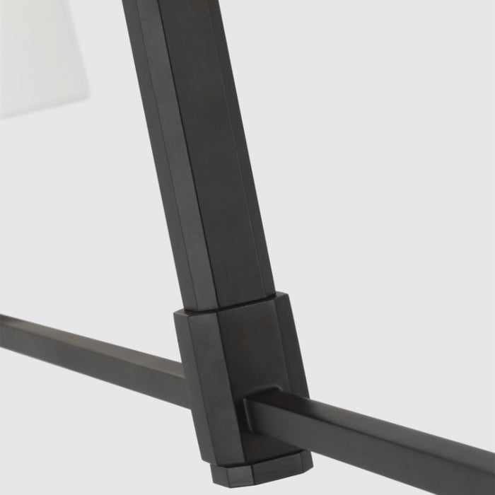 Visual Comfort TC1212 Danica 2-lt 50" LED Large Linear Chandelier - Aged Iron