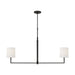 Visual Comfort TC1212 Danica 2-lt 50" LED Large Linear Chandelier - Aged Iron