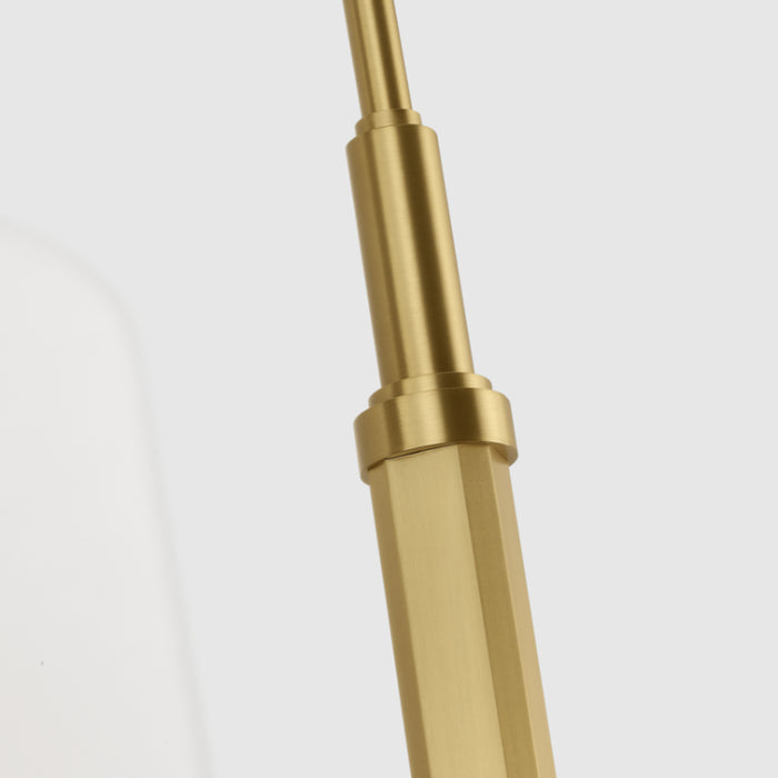 Visual Comfort TC1212 Danica 2-lt 50" LED Large Linear Chandelier - Burnished Brass