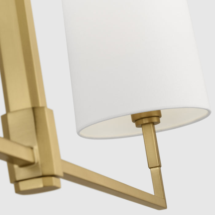 Visual Comfort TC1212 Danica 2-lt 50" LED Large Linear Chandelier - Burnished Brass