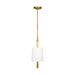 Visual Comfort TC1212 Danica 2-lt 50" LED Large Linear Chandelier - Burnished Brass