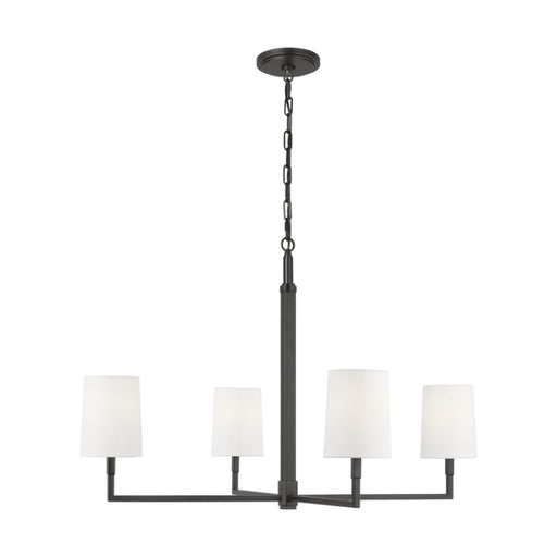 Visual Comfort TC1224 Danica 4-lt 36" LED Large Chandelier - Aged Iron