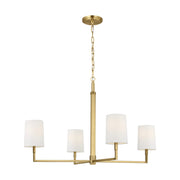 Visual Comfort TC1224 Danica 4-lt 36" LED Large Chandelier - Burnished Brass