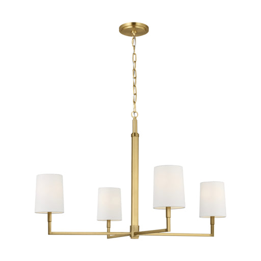 Visual Comfort TC1224 Danica 4-lt 36" LED Large Chandelier - Burnished Brass
