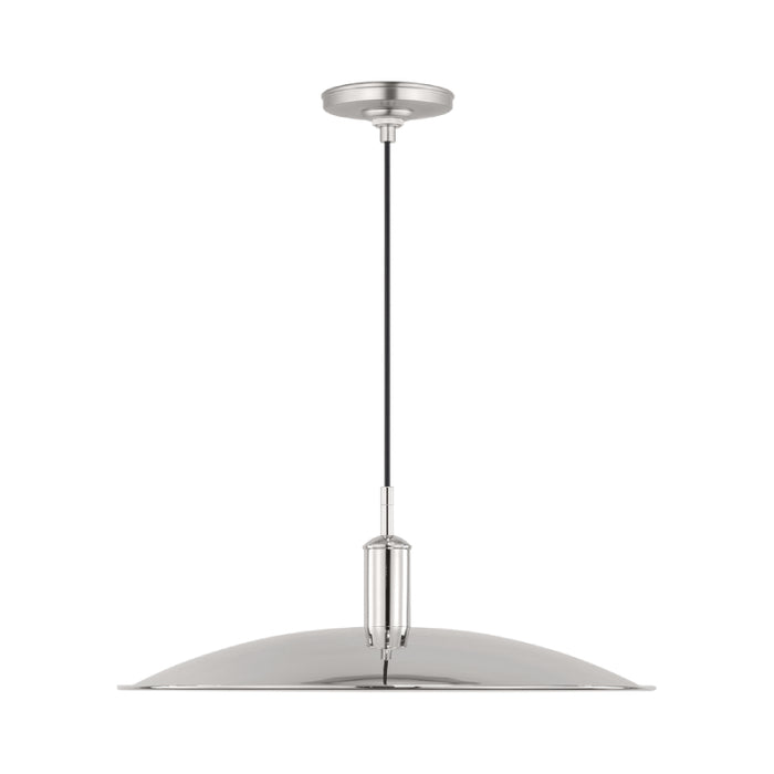 Visual Comfort TP1251 Dash 1-lt 24" LED Medium Pendant - Polished Nickel