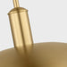 Visual Comfort TP1261 Dash 1-lt 18" LED Small Pendant - Burnished Brass