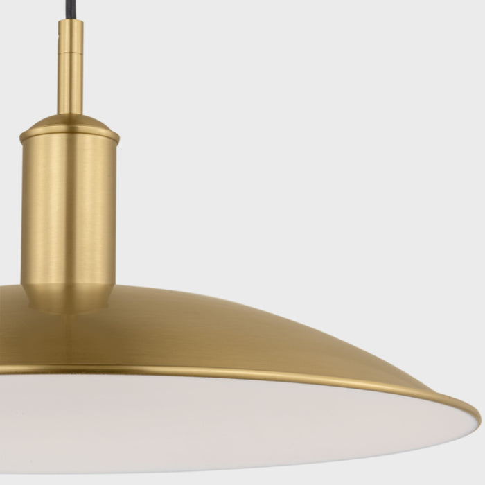 Visual Comfort TP1261 Dash 1-lt 18" LED Small Pendant - Burnished Brass