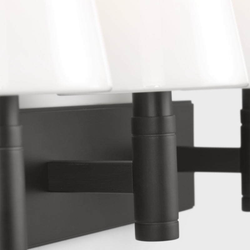 Visual Comfort TV1033 Beckham Classic 3-lt 21" Vanity Light - Aged Iron