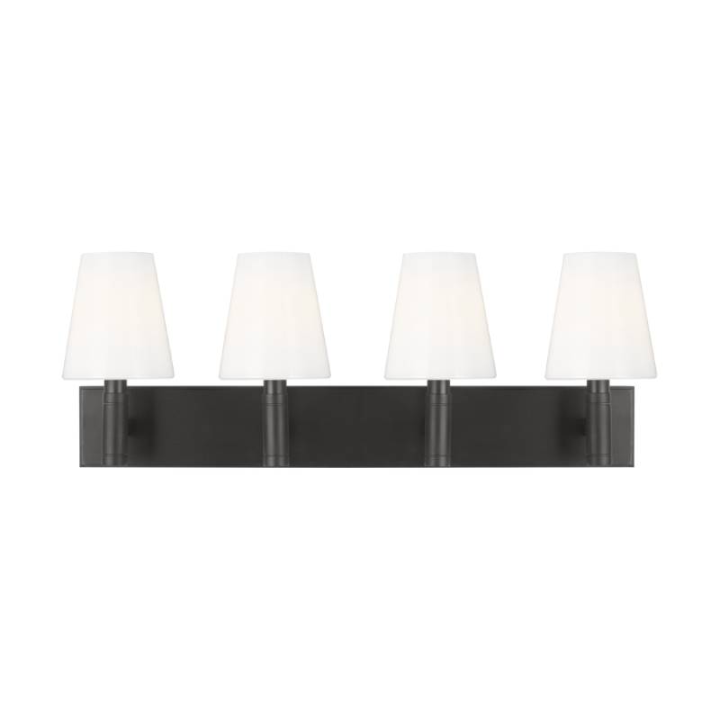 Visual Comfort TV1044 Beckham Classic 4-lt Vanity Light - Aged Iron