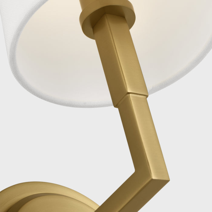 Visual Comfort TW1171 Danica 1-lt 12" Tall LED Small Wall Sconce - Burnished Brass