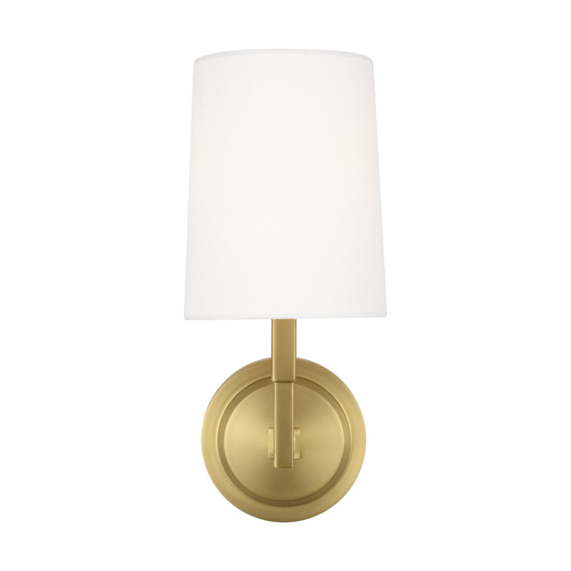Visual Comfort TW1171 Danica 1-lt 12" Tall LED Small Wall Sconce - Burnished Brass