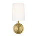 Visual Comfort TW1171 Danica 1-lt 12" Tall LED Small Wall Sconce - Burnished Brass