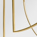 Visual Comfort SLCH633 Baku 49" LED Chandelier - Hand Rubbed Antique Brass