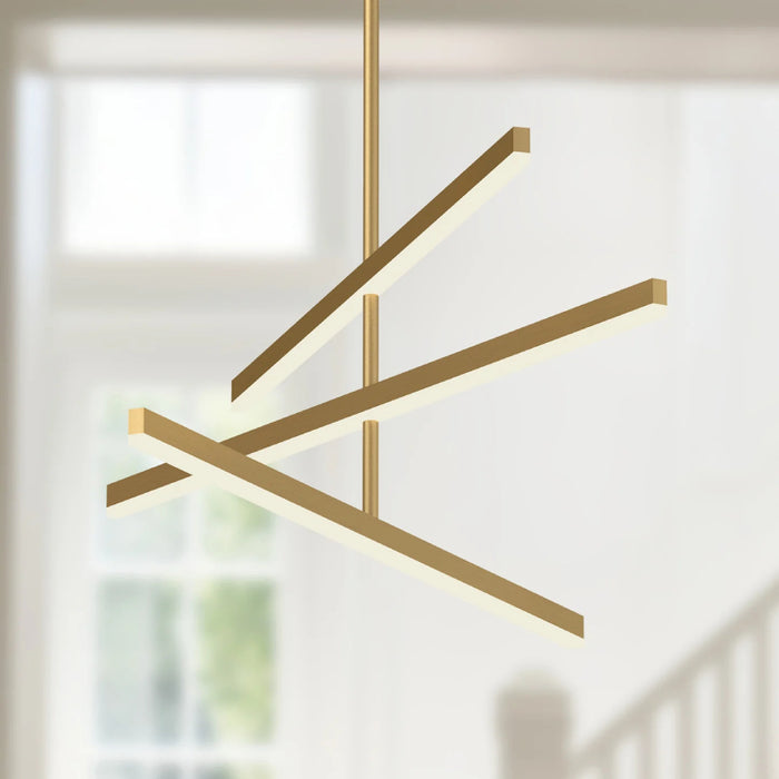 Kuzco CH10345 Vega 3-lt 45" LED Chandelier