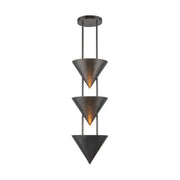 Alora PD341328 Versus 3-lt 10" Pendant - Aged Steel