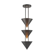 Alora PD341328 Versus 3-lt 10" Pendant - Aged Steel