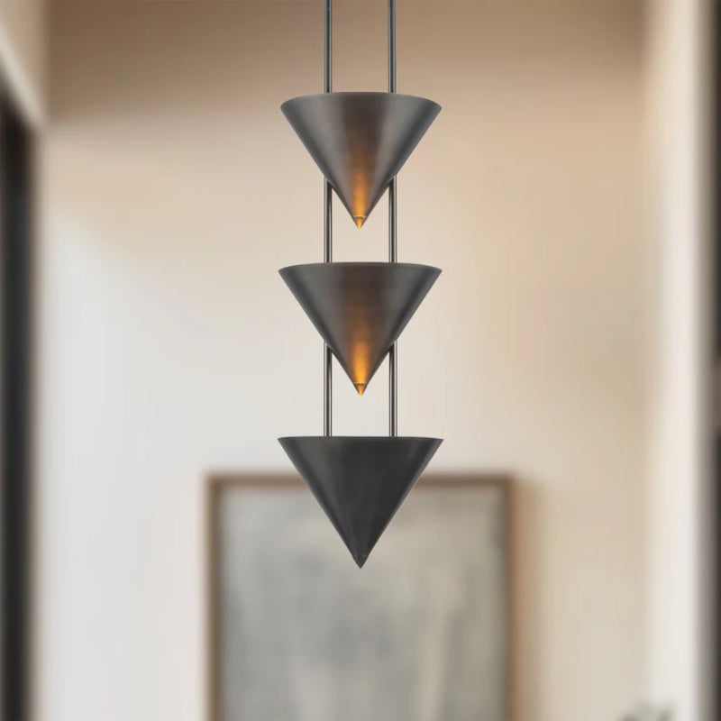 Alora PD341328 Versus 3-lt 10" Pendant - Aged Steel