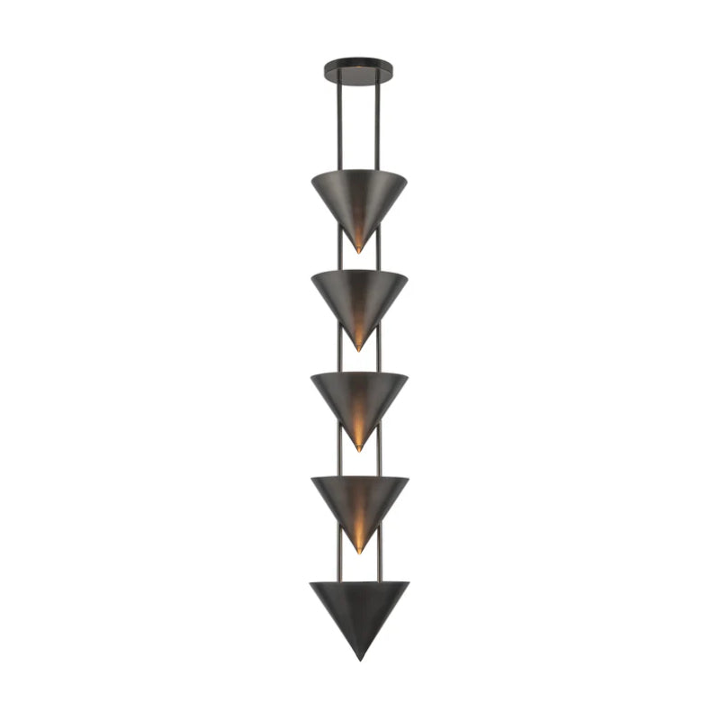 Alora PD341548 Versus 5-lt 10" Pendant - Aged Steel