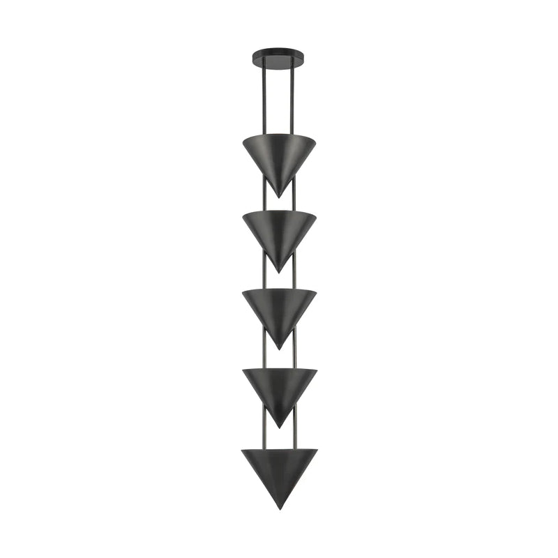 Alora PD341548 Versus 5-lt 10" Pendant - Aged Steel