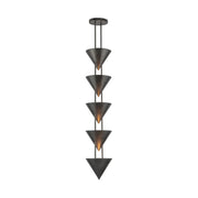 Alora PD341548 Versus 5-lt 10" Pendant - Aged Steel