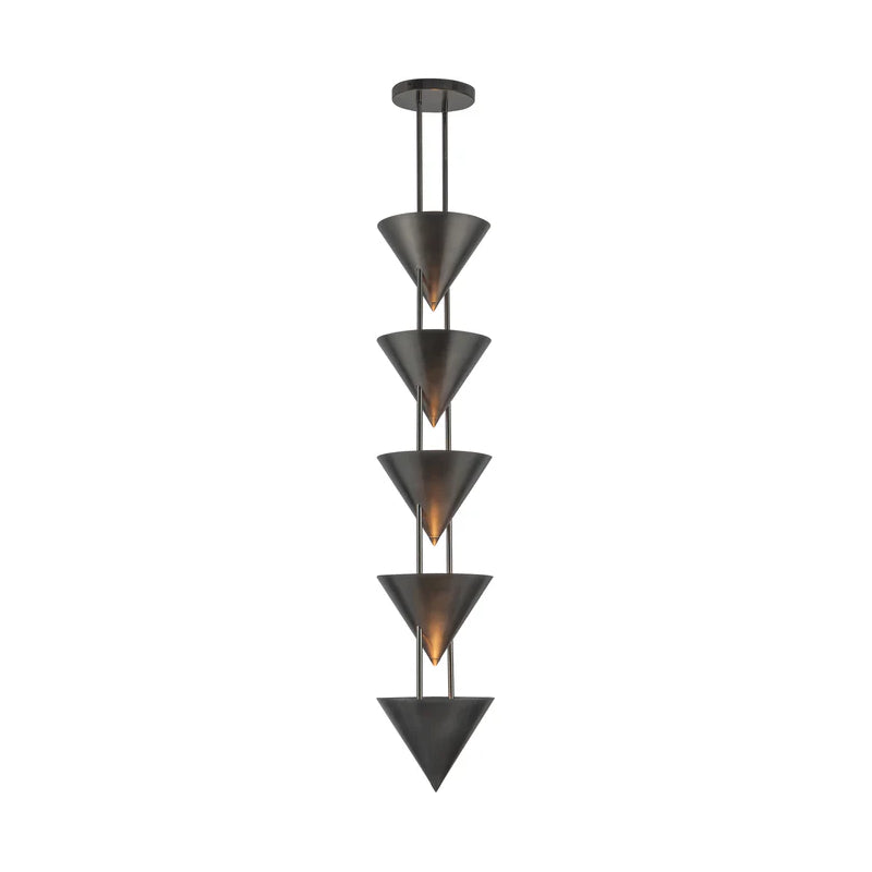 Alora PD341548 Versus 5-lt 10" Pendant - Aged Steel