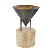 Alora TL341015 Versus 1-lt 15" Tall Table Lamp - Aged Steel
