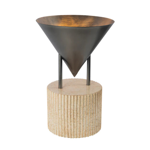 Alora TL341015 Versus 1-lt 15" Tall Table Lamp - Aged Steel