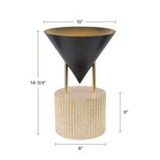 Alora TL341015 Versus 1-lt 15" Tall Table Lamp