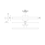 Kuzco VL20323 Vera 1-lt 23" LED Vanity Light