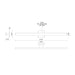 Kuzco VL20338 Vera 1-lt 38" LED Vanity Light
