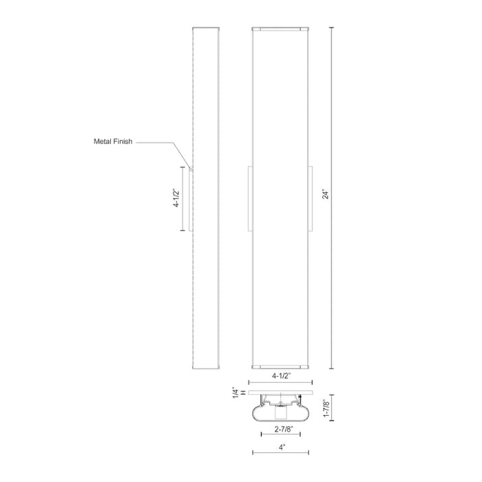 Kuzco VL60224 Ferguson 24" LED Vanity