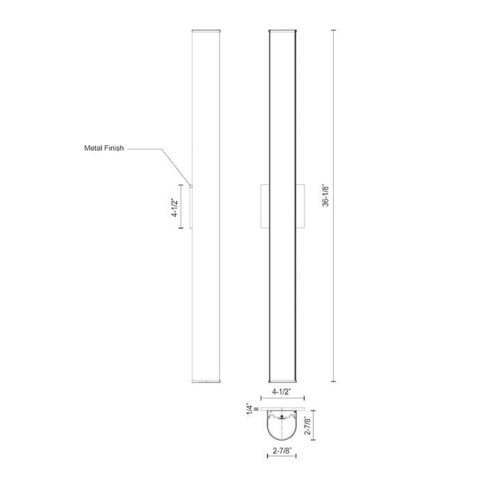 Kuzco VL61236 Longitude 36" LED Vanity