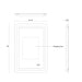 Kuzco VM31124 Seneca 24 x 36 LED Vanity Mirror, 5CCT Selectable