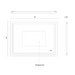 Kuzco VM31148 Seneca 48 x 36 LED Vanity Mirror, CCT Selectable