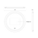 Kuzco VM41032 Hillmont 32" LED Vanity Mirror, CCT Selectable