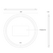 Kuzco VM41040 Hillmont 40" LED Vanity Mirror, CCT Selectable