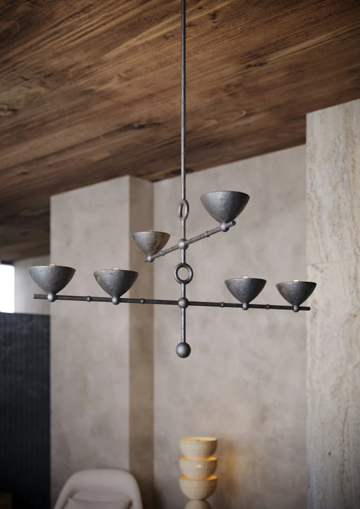 Troy F2339 Vishal 6-lt 54" Chandelier