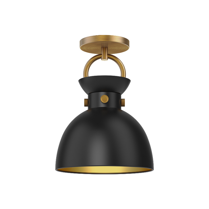 Alora Mood SF411309 Waldo 1-lt 9" Semi Flush Mount