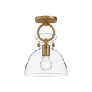 Alora Mood SF411809 Waldo 1-lt 9" Semi Flush Mount