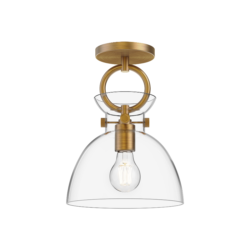 Alora Mood SF411809 Waldo 1-lt 9" Semi Flush Mount