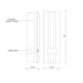 Kuzco WS54615 Warwick 15" Tall LED Wall Sconce