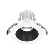 Lotus JXL-COB02-R09W 2" 9W LED Round Economy Recessed Downlight, 5CCT Selectable - Baffle Black/White