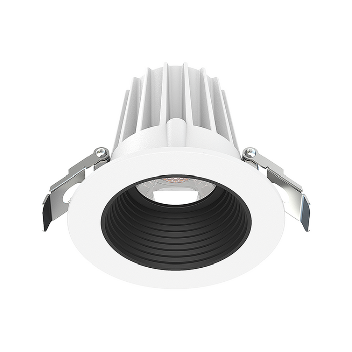 Lotus JXL-COB02-R09W 2" 9W LED Round Economy Recessed Downlight, 5CCT Selectable - Baffle Black/White