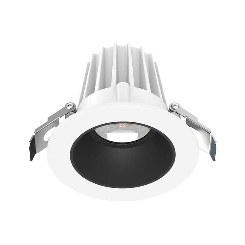 Lotus JXL-COB02-R09W 2" 9W LED Round Economy Recessed Downlight, 5CCT Selectable - Smooth Black/White