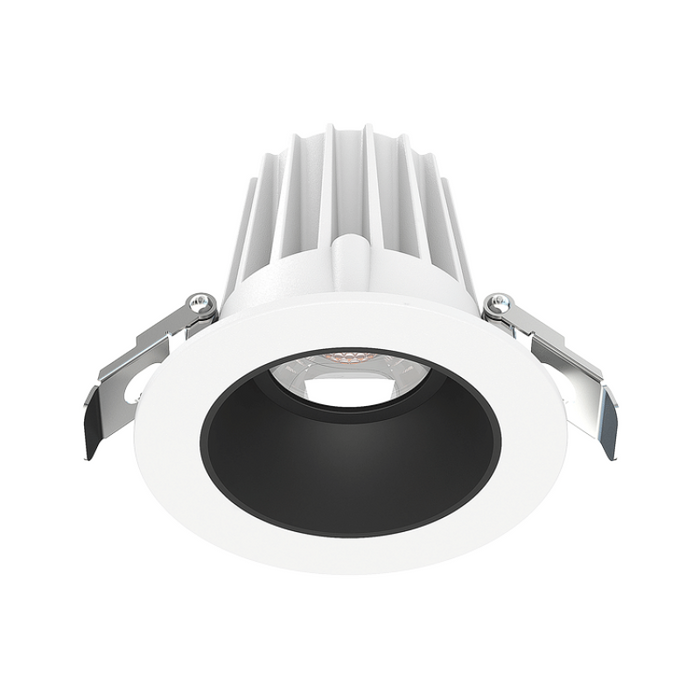 Lotus JXL-COB02-R09W 2" 9W LED Round Economy Recessed Downlight, 5CCT Selectable - Smooth Black/White