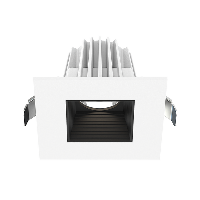 Lotus JXL-COB02-S09W 2" 9W LED Square Economy Recessed Downlight, 5CCT Selectable - Baffle Black/White